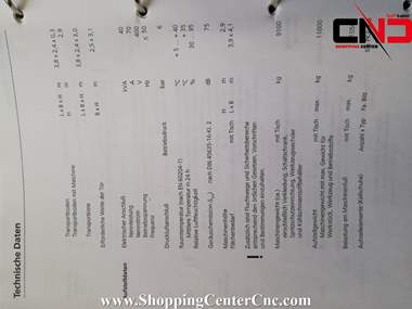 فرز سی ان سی سه محور deckel maho dmc 100v ساخت آلمان